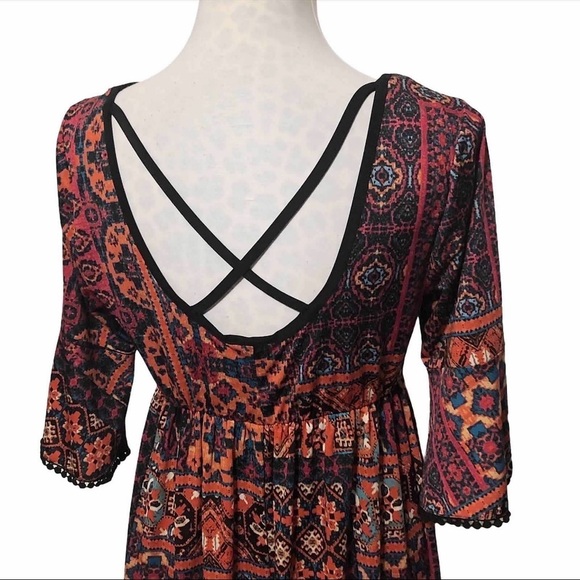 Scully Printed Bell Sleeve Dress - Picture 6 of 12